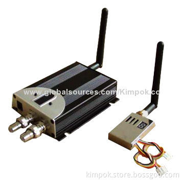 Professional 0.9 to 2.4G wireless transmitter and receiver with 1,000mW for wireless CCTV cameras